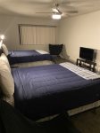 2nd Bedroom with TV and 2 queens